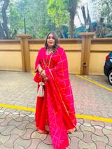 Pink Chanderi Lehenga Set1