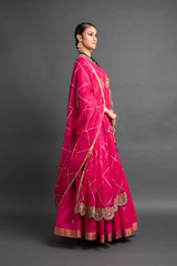 Pink Chanderi Lehenga Set_DSC4162-Edit