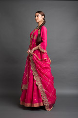 Pink Chanderi Lehenga Set_DSC4164-Edit