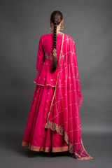 Pink Chanderi Lehenga Set_DSC4175-Edit