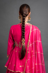 Pink Chanderi Lehenga Set_DSC4176-Edit