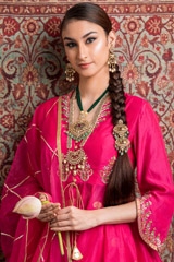 Pink Chanderi Lehenga Set_DSC4182-Edit