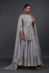 Chanderi Peplum Lehenga SetIMG_7427