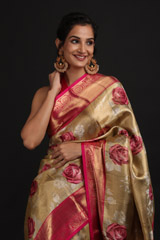 Yellow Silk SareeIMG_1378