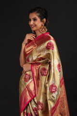 Yellow Silk SareeIMG_1379