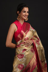 Yellow Silk SareeIMG_1380