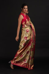 Yellow Silk SareeIMG_1383