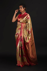 Yellow Silk SareeIMG_1386