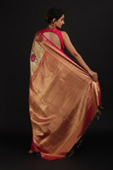 Yellow Silk SareeIMG_1387