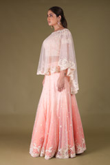 Peach Ombre LehengaDSC04140