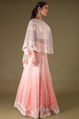 Peach Ombre LehengaDSC04143