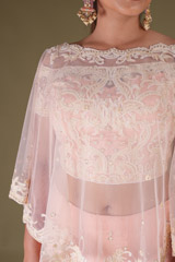 Peach Ombre LehengaDSC04145
