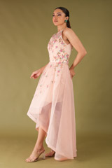 Pink Halter Embellished GownDSC04609