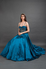Blue Corset Gown