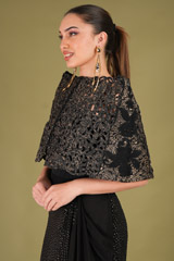 Black Embellished Top Bottom SetDSC04934