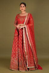 Pink Embellished LehengaDSC02454