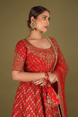 Pink Embellished LehengaDSC02460