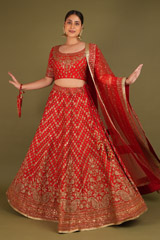 Pink Embellished LehengaDSC02462