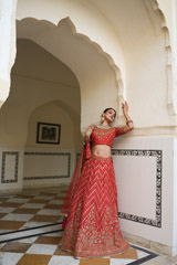 Pink Embellished LehengaDSC07276