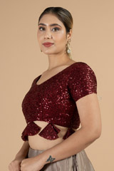 Red Sequin BlouseDSC07098