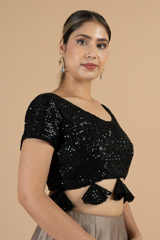 Black Sequin BlouseDSC07231