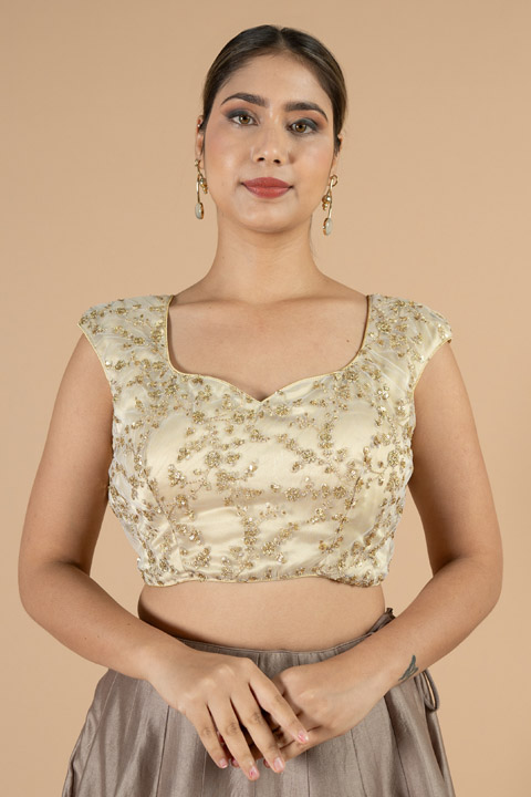 Gold Sequin Blouse