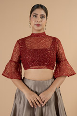 Gold Sequin BlouseDSC06989