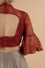 Gold Sequin BlouseDSC06994