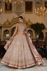 Multi Color Embellished Lehenga
