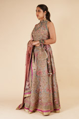 Multi Color Embellished LehengaDSC08200