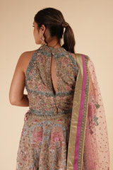 Multi Color Embellished LehengaDSC08203