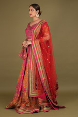 Pink Embellished LehengaDSC02418