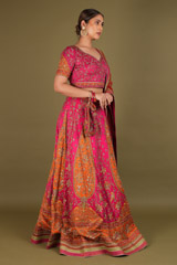Pink Embellished LehengaDSC02420