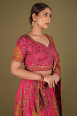 Pink Embellished LehengaDSC02421