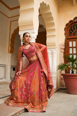 Pink Embellished LehengaDSC04696
