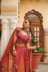 Pink Embellished LehengaDSC04702