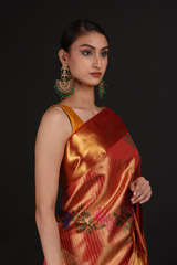 Peach Silk SareeIMG_0252