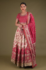 Pink Embellished Lehenga