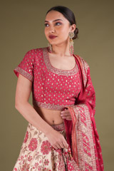 Pink Embellished LehengaDSC03413