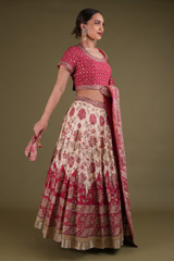 Pink Embellished LehengaDSC03420