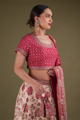 Pink Embellished LehengaDSC03425