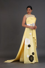 Asymmetric Yellow GownIMG_3910-2