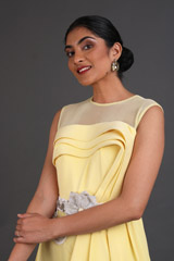 Asymmetric Yellow GownIMG_3912-2