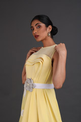 Asymmetric Yellow GownIMG_3915-2