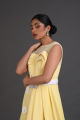 Asymmetric Yellow GownIMG_3916-2