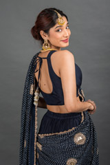 Royal Blue Crinkled Skirt And Top Set_DSC8835-Edit