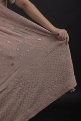 Dusty Pink Saree Set_DTR1530