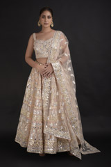 Peach Foil Gota Lehenga4834_video