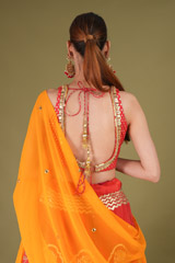 Red Embellished LehengaDSC05143