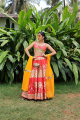 Red Embellished LehengaIMG_0355